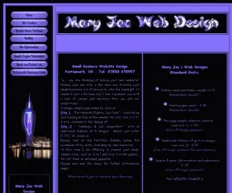 Maryjacwebdesign.com(Website) Screenshot