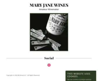 Maryjanewines.com(Mary Jane Wines) Screenshot