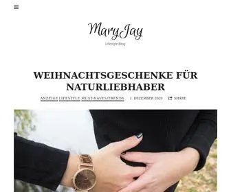 Maryjay.at(Lifestyle Blog) Screenshot