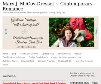 MaryjDresselbooks.com(Welcome- Double Dutch Ranch Series) Screenshot