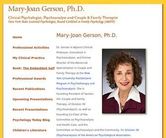 Maryjoangerson.com(Dr. Mary) Screenshot