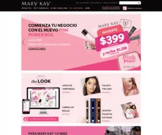 Marykay.com.mx(Mary Kay) Screenshot