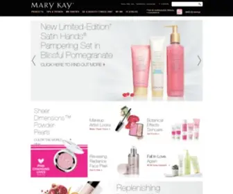 Marykay.com.sg(Mary Kay Singapore) Screenshot