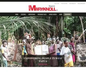 Maryknollmagazine.org(Stories of Mission) Screenshot