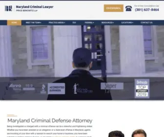 Maryland-Criminallawyer.com(Maryland Criminal Lawyer) Screenshot