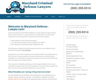 Maryland-Defense-Lawyer.com(Maryland Criminal Defense Lawyers) Screenshot