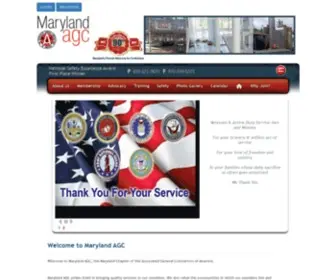 Marylandagc.org(Maryland's Premier Resource for Contractors) Screenshot