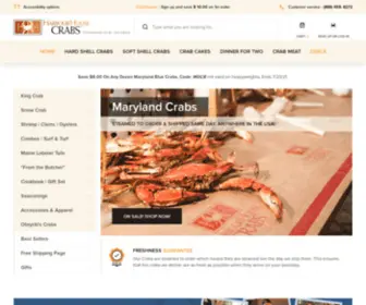 Marylandcrabdeals.com(Buy Maryland Blue Crabs Online) Screenshot