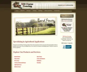 Marylandhorsefencing.com(Maryland Horse Fencing) Screenshot