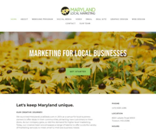 Marylandlocalmarketing.com(Maryland Local Marketing) Screenshot