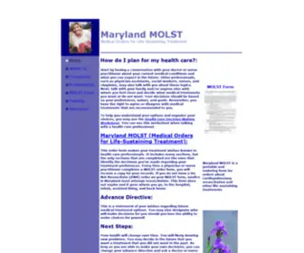 Marylandmolst.org(Maryland MOLST) Screenshot