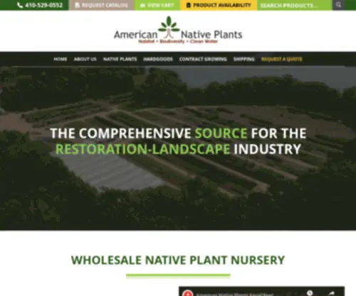 Marylandnativeplants.net(American Native Plants) Screenshot