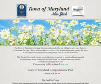 Marylandny.org(Town-of-maryland-ny) Screenshot