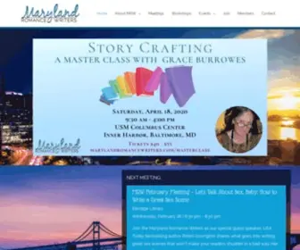 Marylandromancewriters.com(Maryland Romance Writers) Screenshot