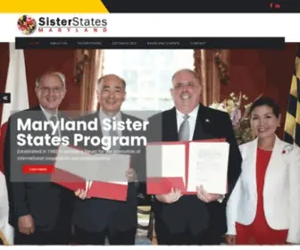 Marylandsisterstates.org(Maryland Sister States) Screenshot