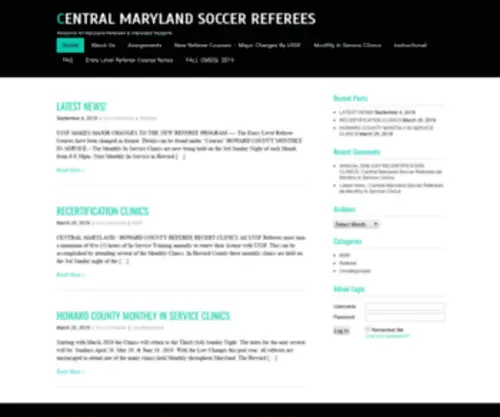 Marylandsoccerreferees.com(Marylandsoccerreferees) Screenshot