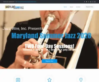 Marylandsummerjazz.com(Maryland Winter Jazz) Screenshot