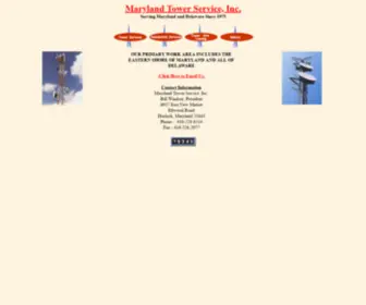 Marylandtowerservice.com(Towers & Antennas for Maryland & Delaware Maryland Tower Service) Screenshot