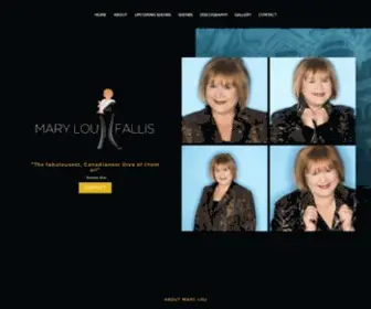 Maryloufallis.com(Mary Lou Fallis) Screenshot