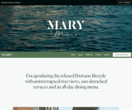 Marymaes.com.au(Mary Mae's Bar & Kitchen) Screenshot
