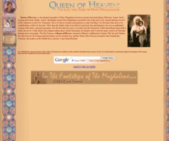 Marymagdalene.ca(Queen of Heaven) Screenshot