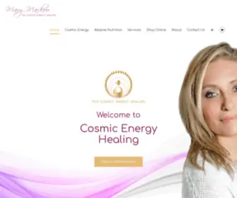 Marymarkou.com(Cosmic Energy Healing) Screenshot