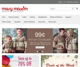 Marymaxim.ca(Mary Maxim Ltd) Screenshot