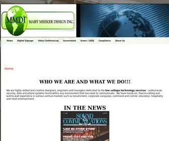 Marymeekerdesign.com(Audio, Video, Teleconferencing, Digital Signage, Messaging, branding, green, energy savings) Screenshot