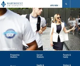Marymount.edu(Marymount University) Screenshot