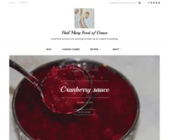 Marypaynemoran.com(Hail Mary Food of Grace) Screenshot