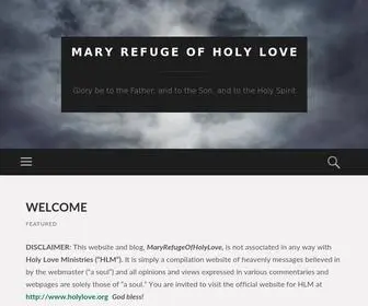 Maryrefugeofholylove.com(Mary Refuge Of Holy Love) Screenshot