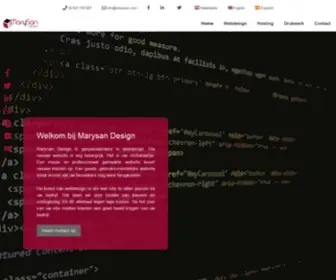 Marysan.com(Marysan Design) Screenshot