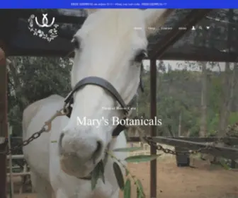 Marysbotanicals.com(Mary's Botanicals) Screenshot