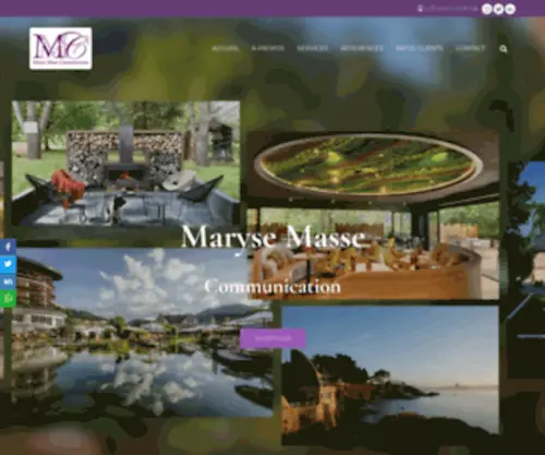 Marysemasse.com(Maryse Masse) Screenshot