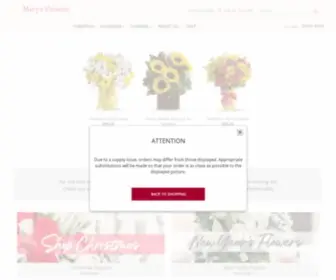 Marysflowersla.com(Lafayette Florist) Screenshot