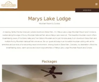 Maryslakelodge.com(Maryslakelodge) Screenshot