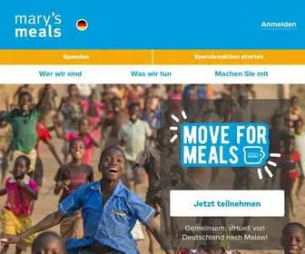 Marysmeals.de(Mary's Meals) Screenshot