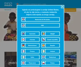 Marysmeals.hr(Mary's Meals) Screenshot