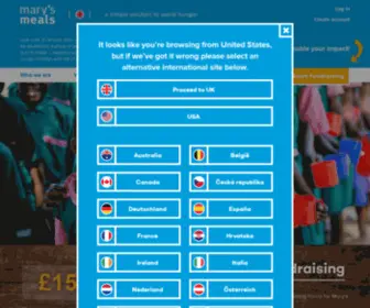 Marysmeals.org.uk(Mary's Meals UK) Screenshot