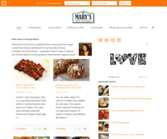 Marystestkitchen.com(Simple, easy, delicious vegan recipes for vegans, vegetarians, and omnivores too) Screenshot