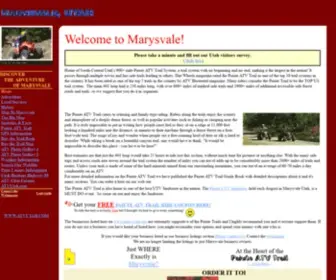 Marysvale.org(Marysvale and the Pauite ATV Trail) Screenshot