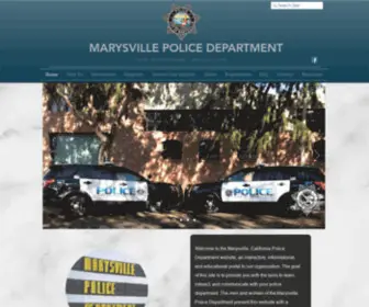 Marysvillepd.org(Marysville Police Department) Screenshot