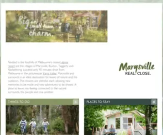 Marysvilletourism.com(Marysville Tourism) Screenshot