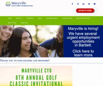 Maryvilleacademy.org(Rebuilding Lives) Screenshot