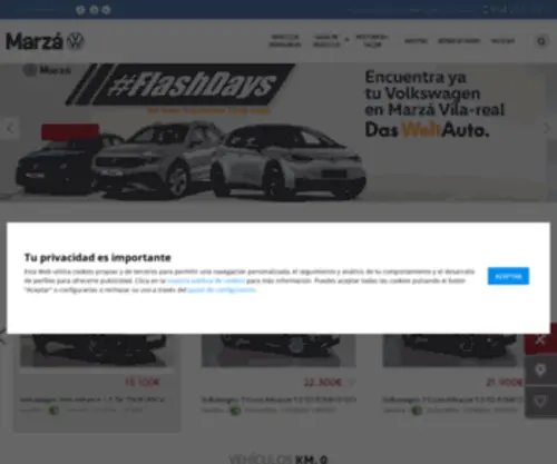 Marza-Volkswagen.es(Marza Volkswagen) Screenshot