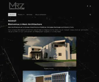 Marzarchitecture.com(Architecte à Tunis & Ariana) Screenshot