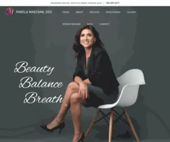 Marzbandds.com(Cosmetic and Family Dentistry) Screenshot