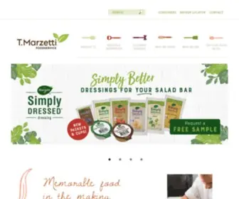 Marzettifoodservice.com(Marzetti) Screenshot