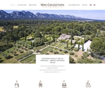 Mas-Collection.com(Locations de Villas de Luxe en Provence) Screenshot