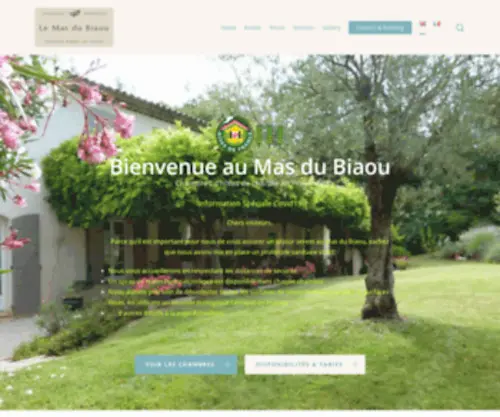 Mas-DU-Biaou.fr(Mas du Biaou) Screenshot